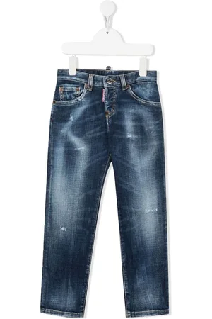 Dsquared2 Jeans med slitageeffekt og lige ben