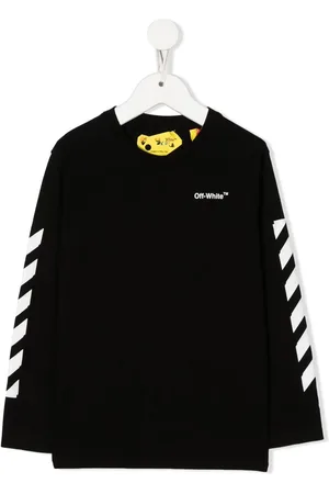 OFF-WHITE T-shirt med lange ærmer og logotryk