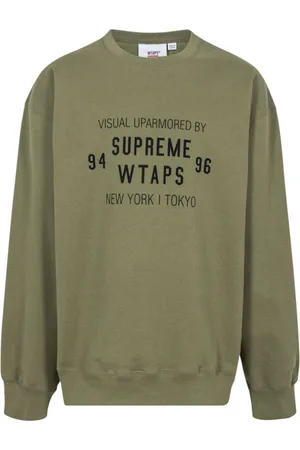 Supreme X WTAPS sweatshirt med rund hals