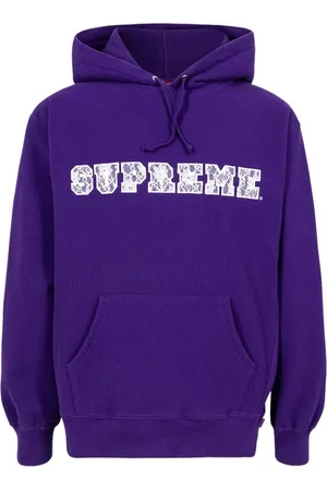 Supreme Hættetrøje med blondedetalje og logo
