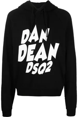 Dsquared2 Pullover-hættetrøje med logotryk