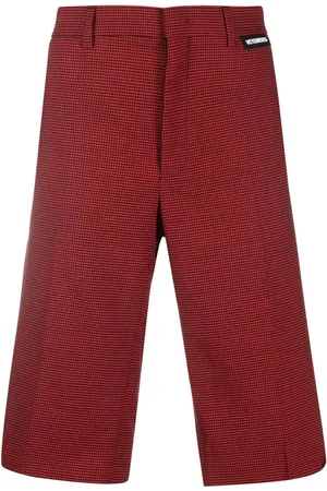 Vetements Skræddersyede shorts med houndstooth-mønster