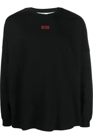 GCDS T-shirt med lange ærmer og logotryk