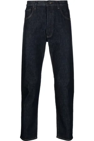 Prada Jeans med lige ben og trekantet logo