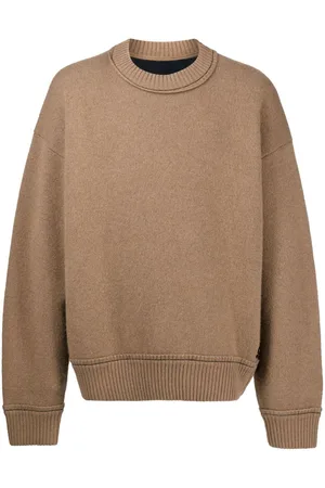 SACAI Trøje med rund hals og logoplade