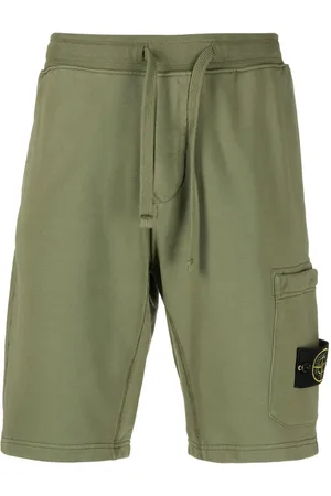 Stone Island Mænd Shorts - Træningsshorts med logomærke