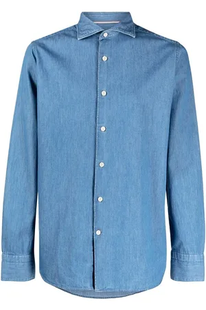 Tintoria Mattei Langærmet denimskjorte