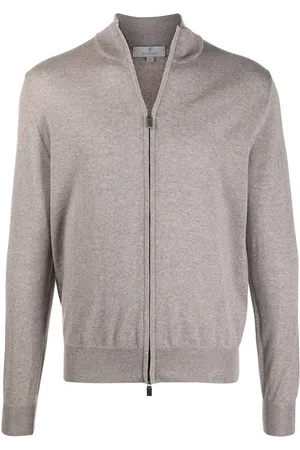 CANALI Cardigan med lynlås