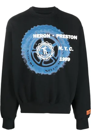 Heron Preston Sweatshirt med off road-tryk