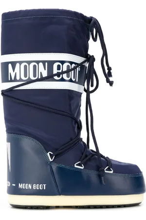 Moon Boot Støvler med løbesnor og logo