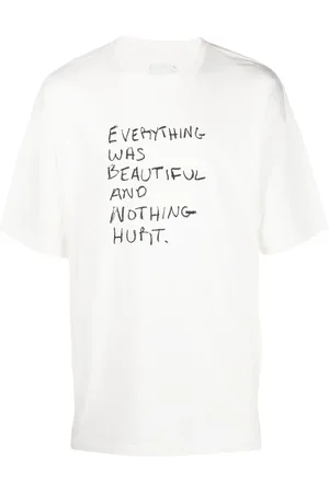 OAMC T-shirt med slogantryk