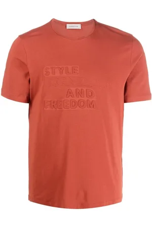 corneliani T-shirt med præget logo