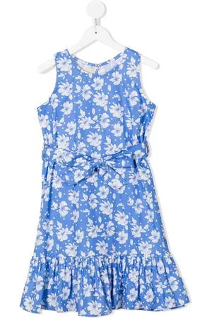 Little Bambah Midi-kjole i poplin med blomstertryk