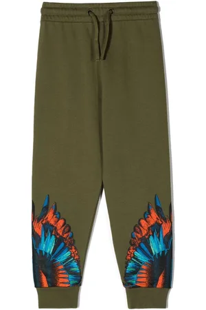 MARCELO BURLON Joggingbukser med signatur-vingetryk