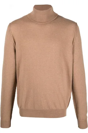 Maison Margiela Finstrikket trøje med rullekrave