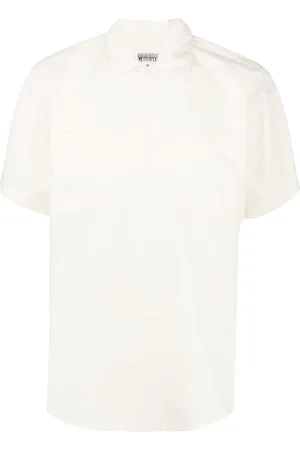 ENGINEERED GARMENTS Sweatshirt i bomuldsblanding med kort lynlås