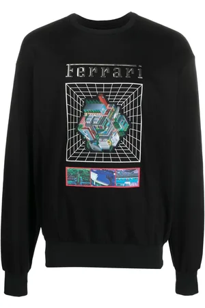 FERRARI Sweatshirt med grafisk tryk