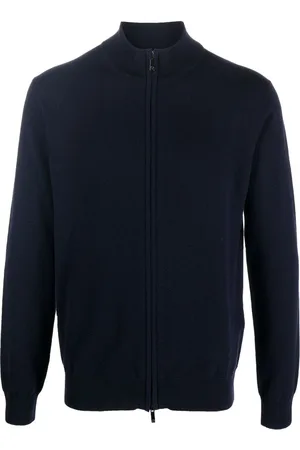 Giorgio Armani Langærmet cardigan med lynlås