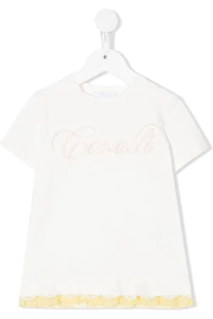 Roberto Cavalli T-shirt med broderet logo