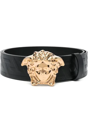 VERSACE La Medusa Greca læderbælte