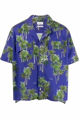 Rhude Skjorte med palmetræ-tryk