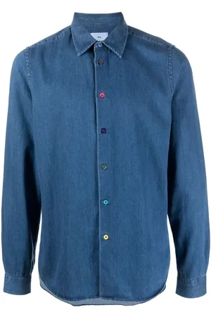 Paul Smith Langærmet denimskjorte