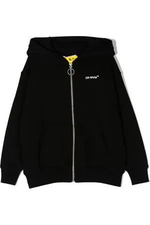 OFF-WHITE Racing Arrow hættetrøje med lynlås og logo