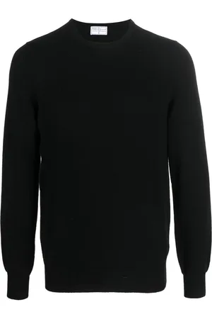 FEDELI Pullover-trøje med rund hals