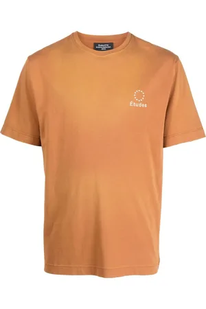 Etudes Kortærmet T-shirt med logotryk
