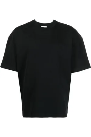 Etudes T-shirt med broderet logodetalje