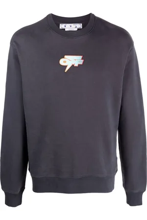 OFF-WHITE Sweatshirt med Thund Skate-tryk