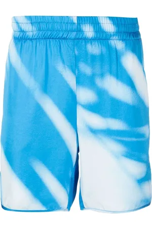 BLUE SKY INN Shorts i satin med skyggetryk