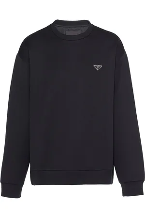 Prada Sweatshirt med trekantet logo
