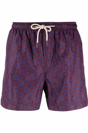 PENINSULA SWIMWEAR Badeshorts med geometrisk mønster