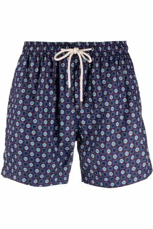 PENINSULA SWIMWEAR Badeshorts med geometrisk mønster