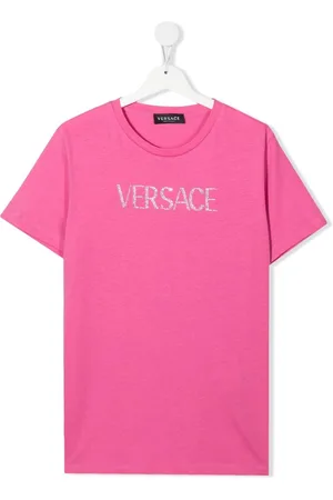 VERSACE TEEN kortærmet T-shirt med logo