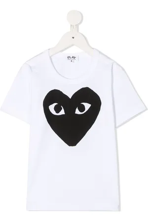 Comme des Garçons T-shirt med hjertetryk