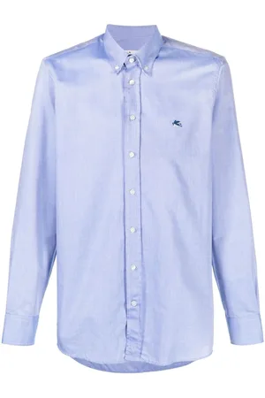 Etro Langærmet skjorte med broderet logo