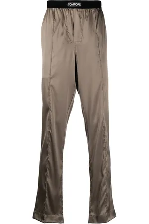 Tom Ford Pyjamasbukser med logo i taljen