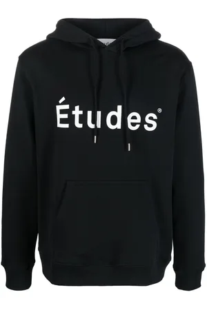 Etudes Klein hættetrøje med logotryk