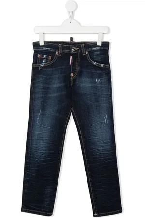 Dsquared2 Jeans med lige ben og falmet effekt