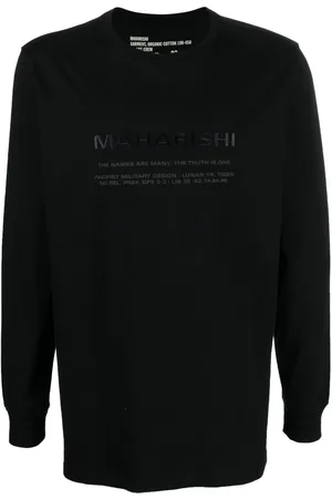 Maharishi Mænd Langærmede - Logo-print long-sleeve T-shirt