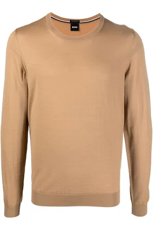 HUGO BOSS Pullover-sweater med rund hals
