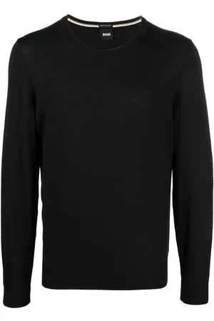 HUGO BOSS Pullover-sweater med rund hals