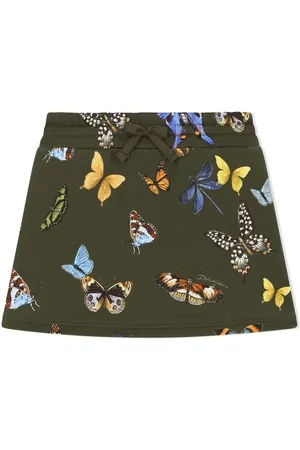 Dolce & Gabbana Nederdel i jersey med sommerfugletryk