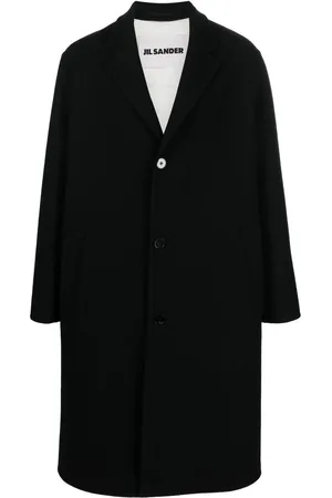 Jil Sander Mellemlang enkeltradet frakke