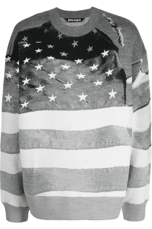 Palm Angels Sweatshirt med stjerne- og stribetryk