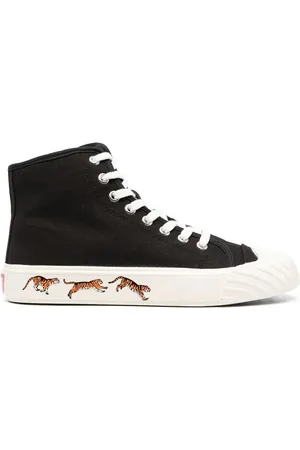 Kenzo Sneakers med snøre og tigertryk