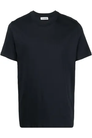 Jil Sander Kortærmet T-shirt med rund hals
