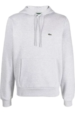Lacoste Hættetrøje i fleece med logomærke
